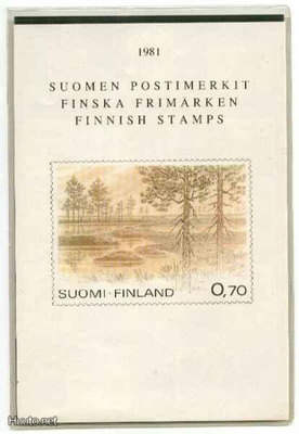 Suomi Postimerkkien vuosilajitelma v 1981