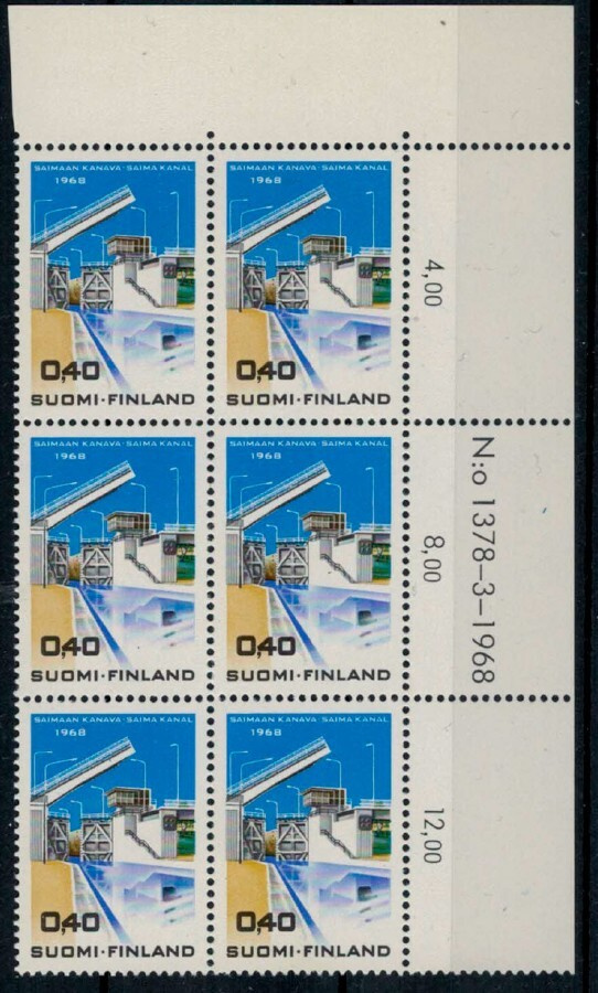 1968 Saimaan kanava nro-6lo ++