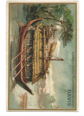 Wanha Mainoskortti 10,8 x 7,3 cm