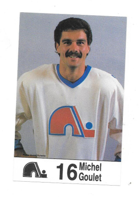 Quebec Nordiques Teamissued #16 Michel Goulet