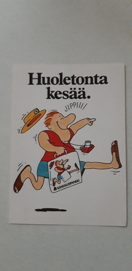 Huoletonta kesää, Kansallispankki, KOP vanha kortti