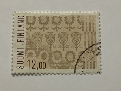 970/ 1985 Damastiliina o leimattu