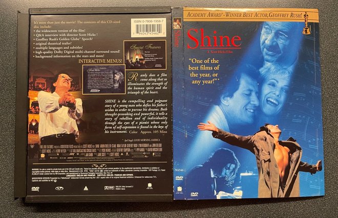 Shine [DVD]  Geoffrey Rush  R1