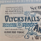 VANHA Vakuutuskirja Schweiziska Oy Helsinki 1917 - pikkukuva 2