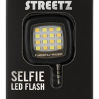 Streetz Selfie LED salama älypuhelimelle, 3.5mm, musta UUSI - pikkukuva 1