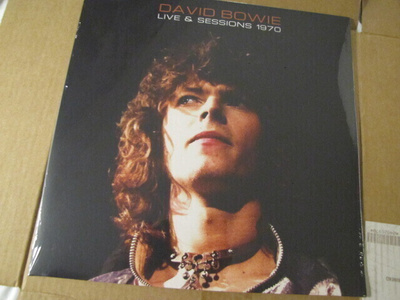 David Bowie Live & Sessions 1970 2x lp avaamaton muoveissa