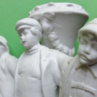 Figuuri vanha Bisquit posliinia korkeus 20cm - pikkukuva 3