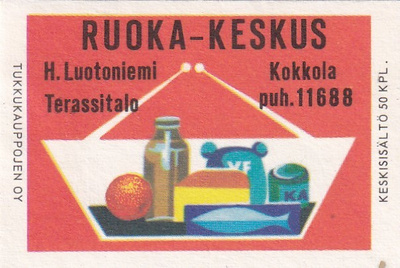 Kokkola, Ruoka - keskus, H. Luotoniemi 2/10