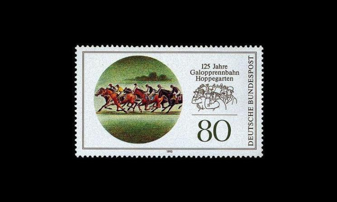 Saksa 1677 ** Hevosurheilu, laukkakilpailu (1993)