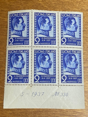 SOTAMARSALKKA MANNERHEIM 70 VUOTTA NUMERO KUUSILO**