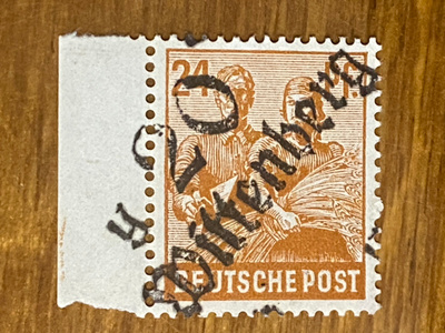 SAKSA 1948 NEUVOSTOLIITTO SEKTORI MERKKI**