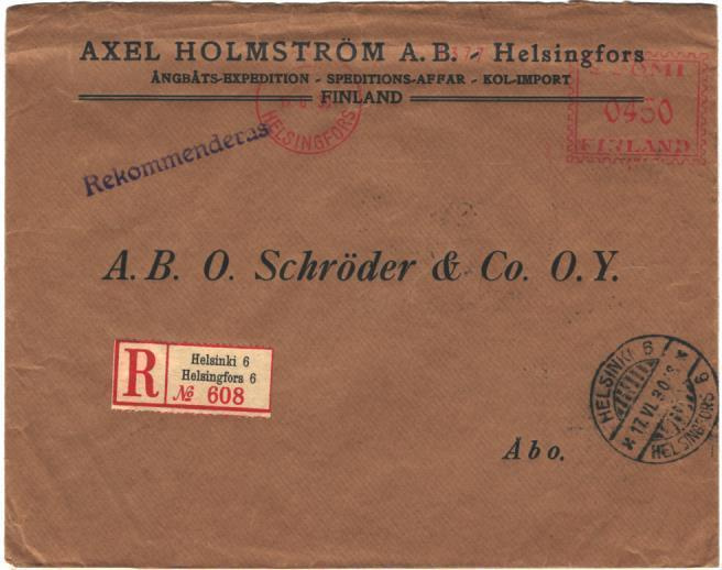R- JA  FIRMAKUORI  HELSINKI +FRAMALEIMA