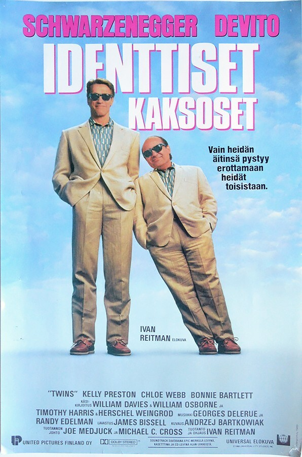 Elokuvajuliste: Identtiset kaksoset (Arnold Schwarzenegger)