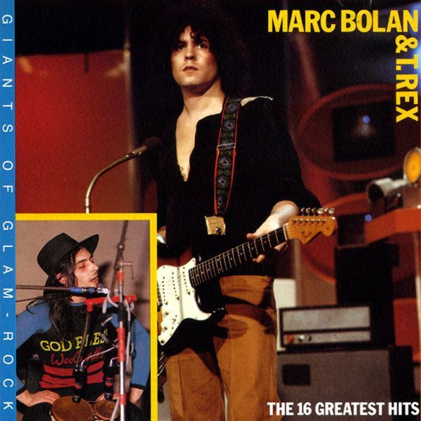Marc Bolan & T. Rex - The 16 Greatest Hits (CD) HYVÄ KUNTO!!