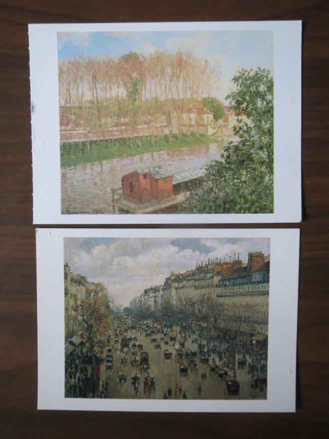 Camille Pissarro: kaksi taidekorttia
