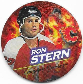 1995-96 NHL Pogs #59 Ron Stern Calgary Flames Gooni