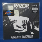 RAZOR - ARMED AND DANGEROUS EX+/M- U.S 2021 LP - pikkukuva 1