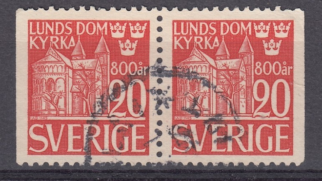 Ruotsi 1946 Fa 366BB Lundin katedraali 800 v.