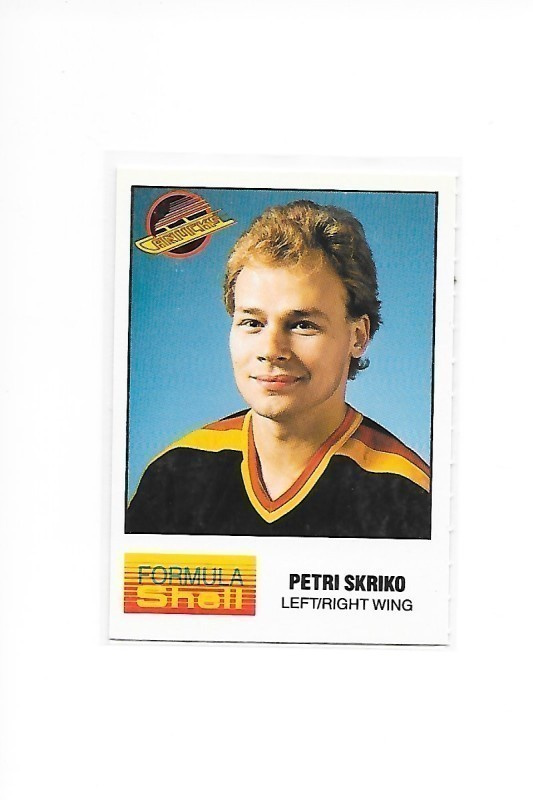 1987-88 Vancouver Canucks #10 Petri Skriko Saipa
