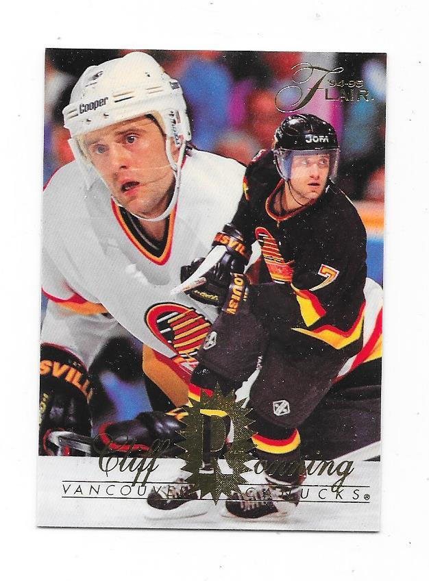 1994-95 Flair #194 Cliff Ronning  Vancouver Canucks
