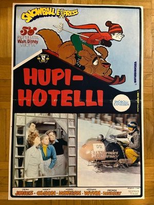 Vanha elokuvajuliste: Hupihotelli (Disney)