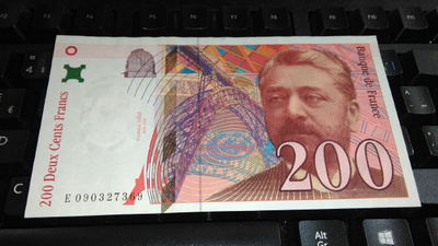 France Ranska 200 Francs 1999 XF