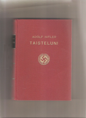 Hitler: Taisteluni 1 - 2, WSOY 1942, sid.,kangaskannet,K3++
