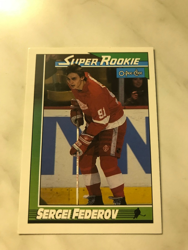 1991-92 O-Pee-Chee Super Rookie Sergei Fedorov #8