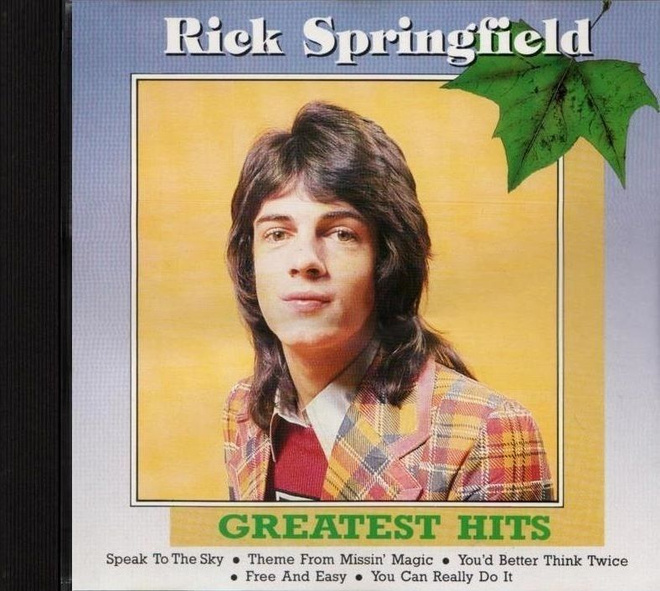 RICK SPRINGFIELD - Greatest Hits RARE WEST GERMAN CD 2690112