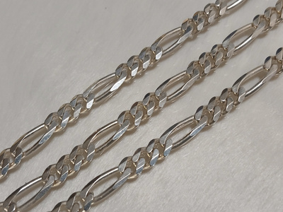 Kotimainen Hopea Figaro Chain kaulakoru 925