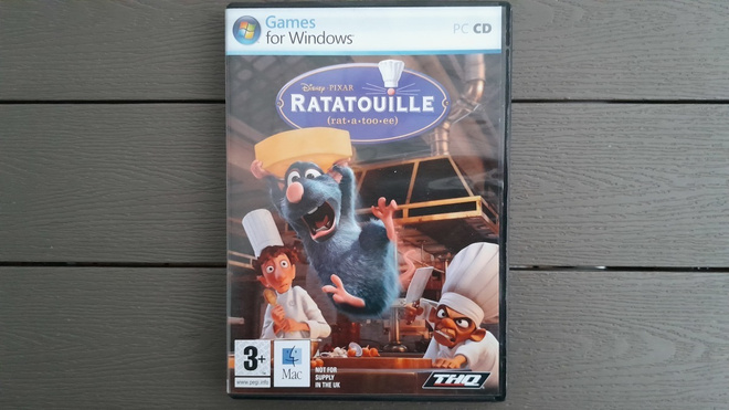 PC/MAC CD: Ratatouille peli (Disney Pixar 2007)