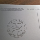Postikortti Lahti Hiihdon MM-kilpailut 1989 erikoisleimalla - pikkukuva 2