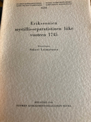 ERIKSSONIEN MYSTILLIS-SEPARATISTINEN LIIKE V 1745