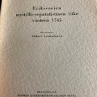 ERIKSSONIEN MYSTILLIS-SEPARATISTINEN LIIKE V 1745 - pikkukuva 1