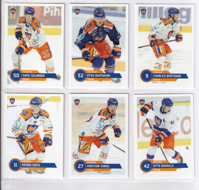 2021-22 Cardset Series 2 Tappara Team Set 12 korttia