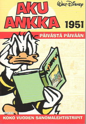 Disney: Aku Ankka - PÄIVÄSTÄ PÄIVÄÄN 1951 (1-painos)
