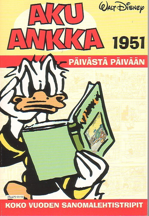 Disney: Aku Ankka - PÄIVÄSTÄ PÄIVÄÄN 1951 (1-painos)