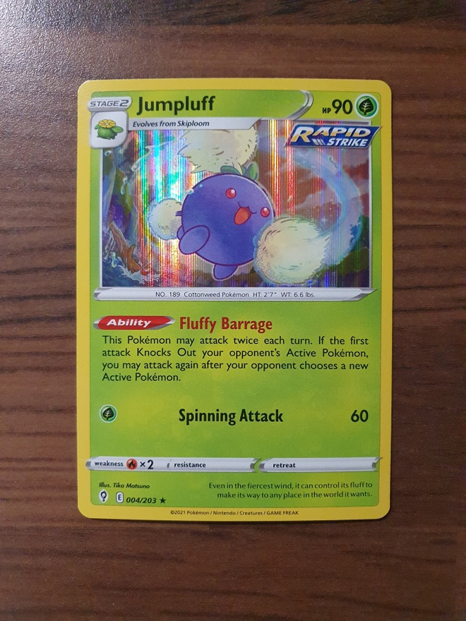 Pokemon Jumpluff 004/203 Holo Rare