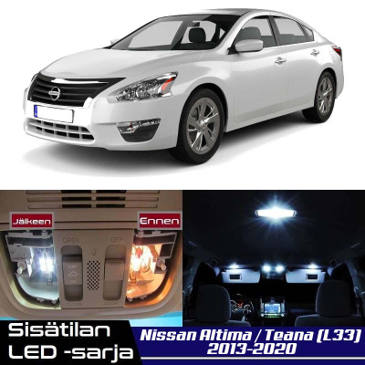 Nissan Teana (L33) Sisätilan LED-sarja 14-osainen