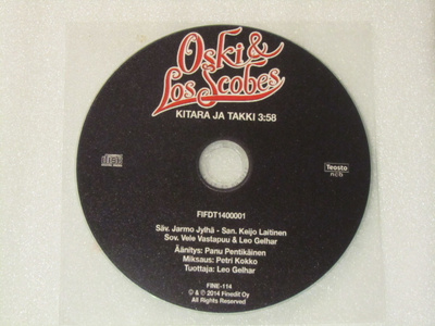 Oski & Los Scopes • Kitara ja Takki CDr-Single