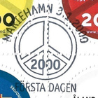 Åland 2000 ÅBL 4 Millenium 3,40 mk EP leima LaPe 167 - pikkukuva 2