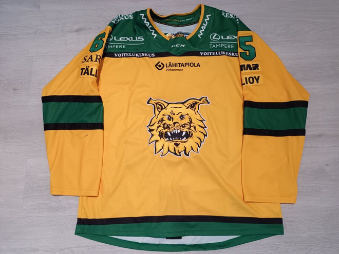 Ilves game worn -pelipaita koronakaudelta 2021–22