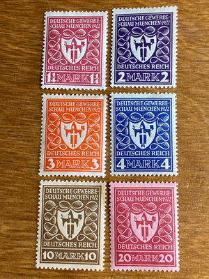 SAKSA REICH 1922 MUNCHENIN MESSUT SARJA**