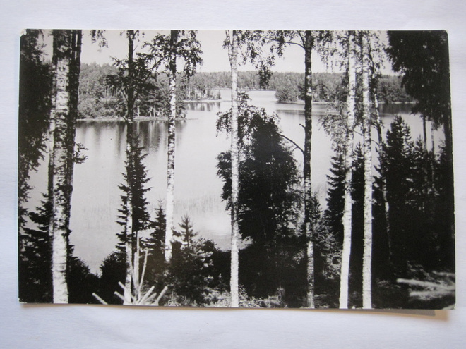 VANHA Postikortti Karjalohja 1950-luku