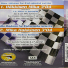 T.H. Aho & M. Sundqvist • Häkkisen Mika / Mika Hakkinen CDS - pikkukuva 2