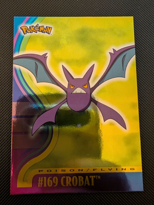 Crobat foil Pokemon Topps Johto