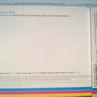 Talking Heads - Once In A Lifetime CDS - pikkukuva 2