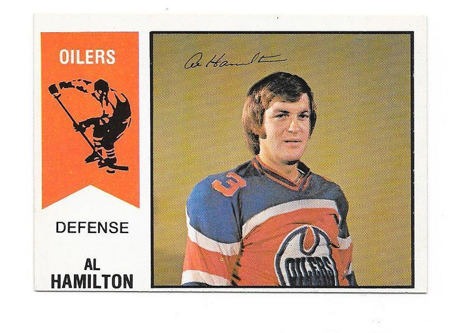1974-75 OPC WHA #29 Al Hamilton Edmonton Oilers