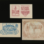 Itävalta Notgeld 10, 20, 50 Heller, Wels 1920 - pikkukuva 1