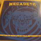 Megadeth monsters of rock italy 1992 lp soittamaton - pikkukuva 1